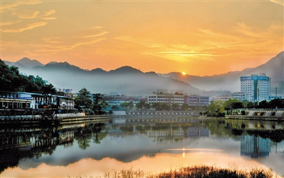 文成15年治出泗溪一河綠水