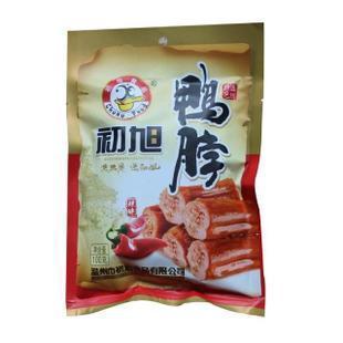 肉類(lèi)零食-溫州特產(chǎn) 初旭辣味香辣鴨脖 初旭休閑裝鴨脖100g 獨(dú)立休閑小包裝-肉.